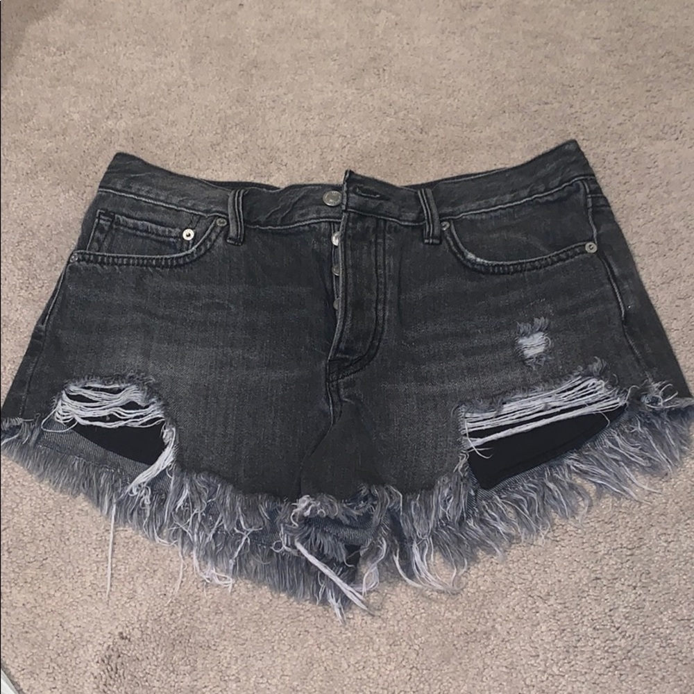 Free People Loving Good Vibrations Cuttoffs